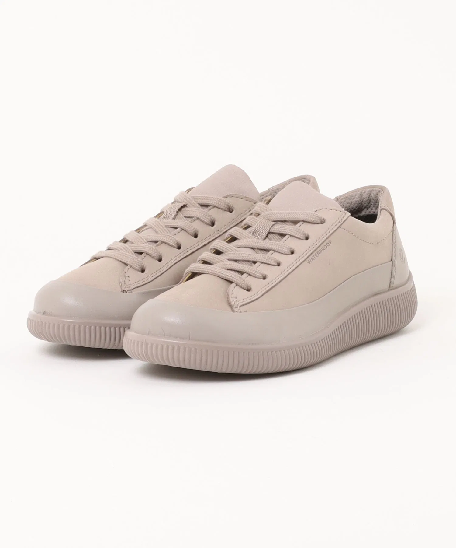 Мужские кроссовки ECCO SOFT ZERO из натуральной кожи бежевые — фото 2