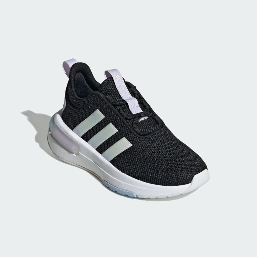 Кроссовки для мальчиков adidas Kids Racer Tr23 Slip On повседневные - черные — фото 4