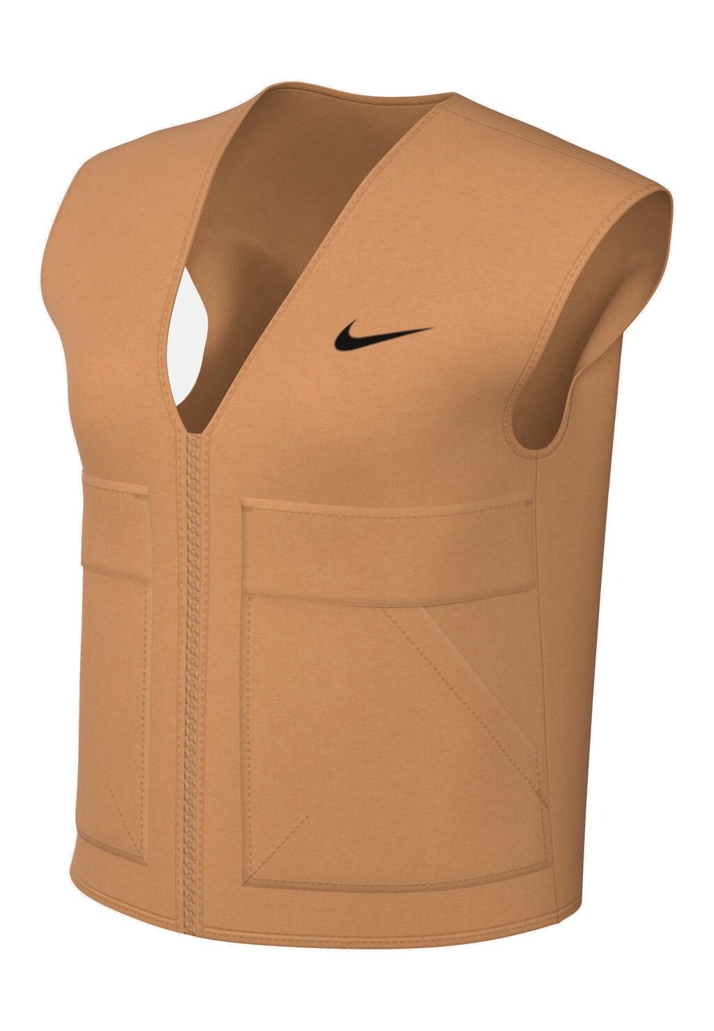 Жилет W NSW ESSTL WVN LSE CRGO VEST Nike, бежевый — фото 2