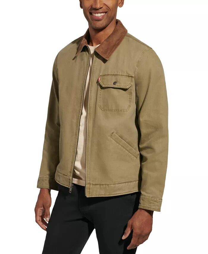

Мужская куртка из плотной ткани Levi's, зеленый