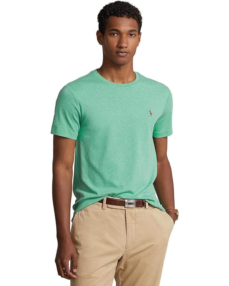 

Футболка Polo Ralph Lauren Classic Fit Soft Cotton, цвет Resort Green Heather