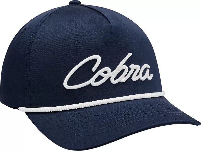 

Мужская кепка для гольфа Puma с надписью Cobra Script, темно-синий/белый