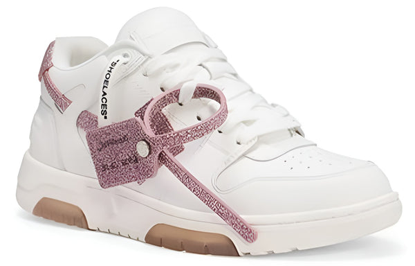 Кроссовки out of office low-top sneaker 'pink white' Off-White, розовый — фото 2