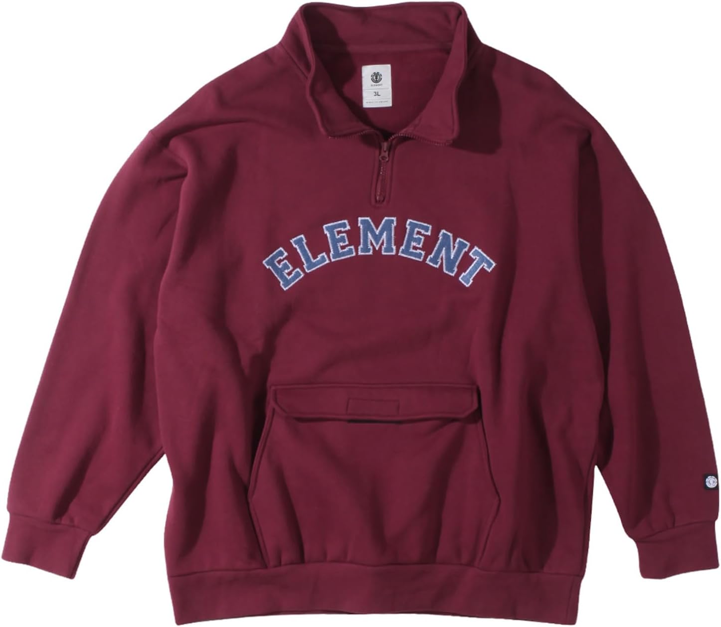 

Мужская толстовка Element с застежкой-молнией до середины груди, красная (бордовая), Красный, Мужская толстовка Element с застежкой-молнией до середины груди, красная (бордовая)