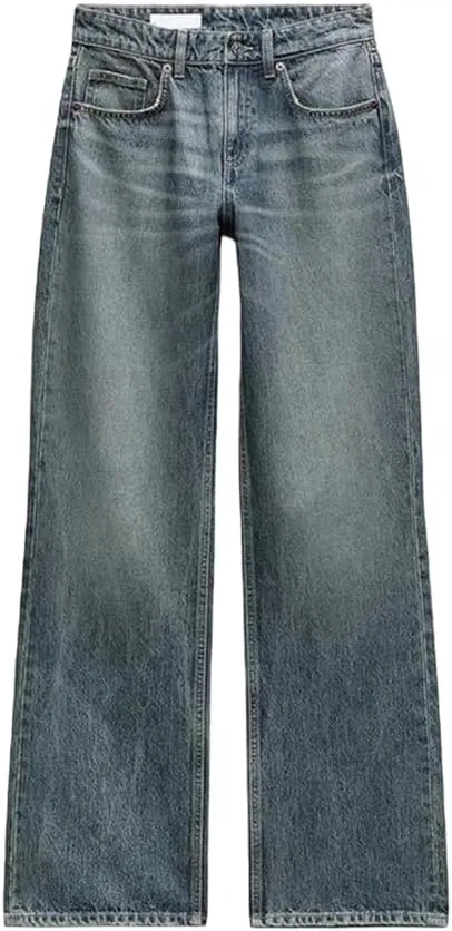 Джинсы, свободные прямые, Women's Boyfriend Jeans, 32