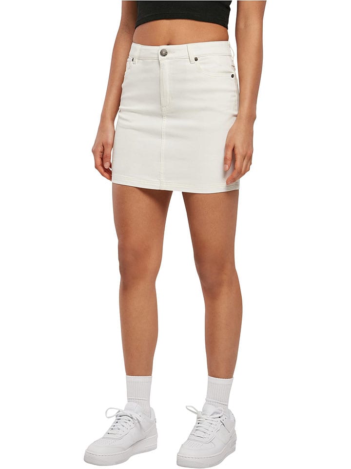 

Urban Classics Белая джинсовая юбка