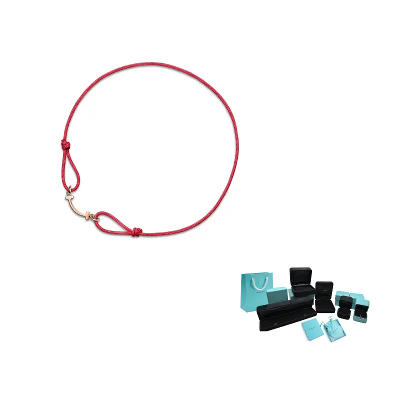 

TIFFANY & CO. Браслет 18K Rose Gold для женщин красный
