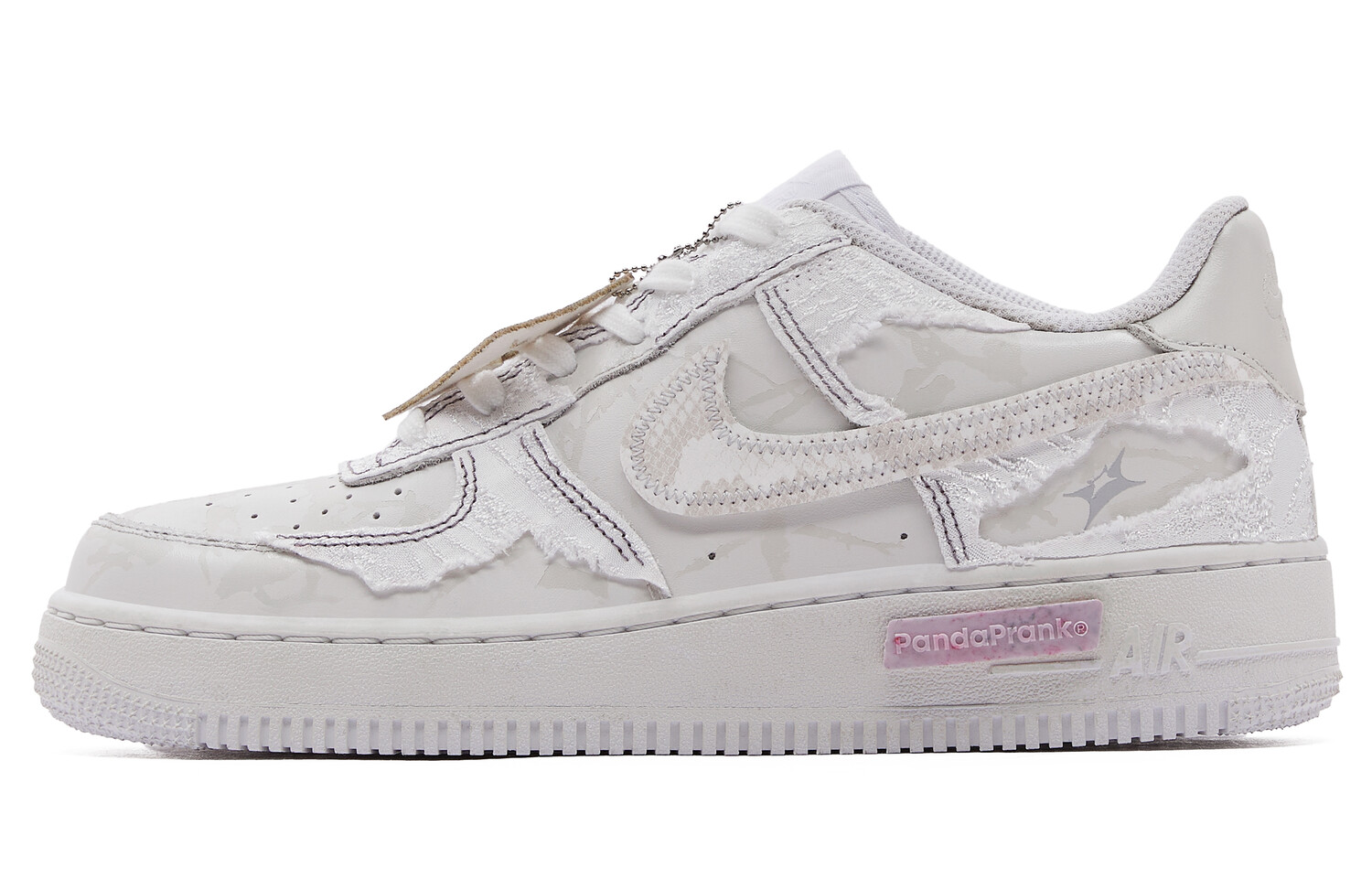 

Кроссовки Nike Air Force 1 Skateboarding Shoes Women's Low-top Beige/white/pink, цвет Rice Noodles White