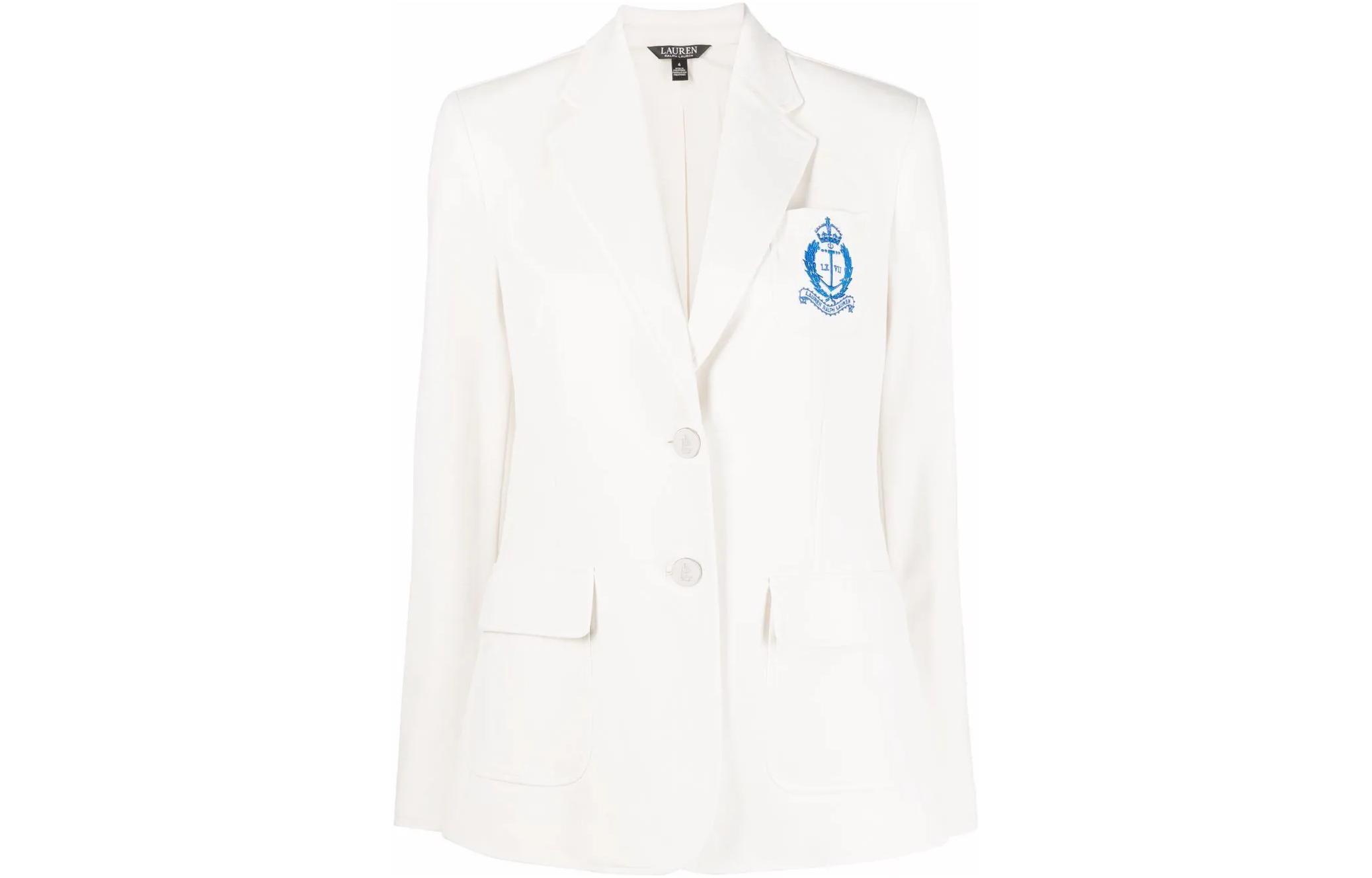 

LAUREN RALPH LAUREN Женский пиджак для делового костюма white