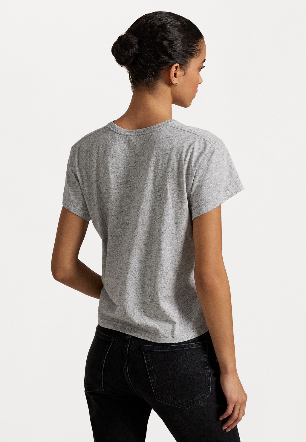 Базовая футболка SHORT SLEEVE Polo Ralph Lauren, серый — фото 3