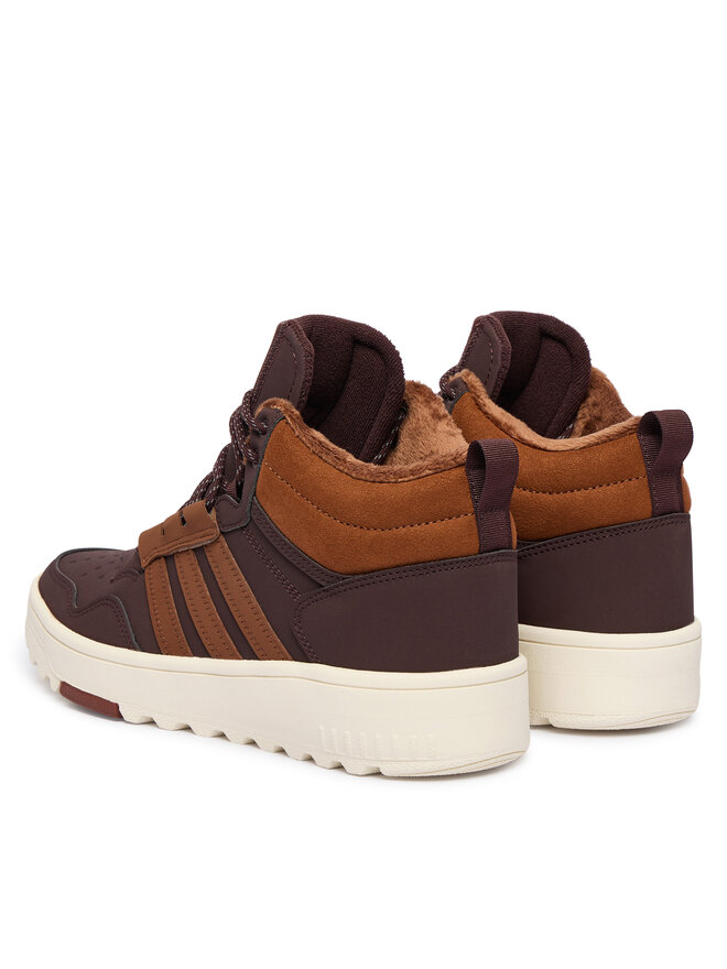 Кроссовки Hoops 4.0 Mid JQ5364 Adidas, коричневый — фото 3