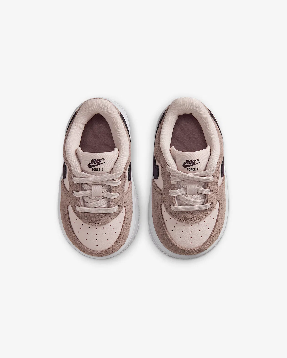 Детские кроссовки Nike Force 1 Low Essential+, Silt Red/Burgundy Ash/Taupe Haze — фото 4