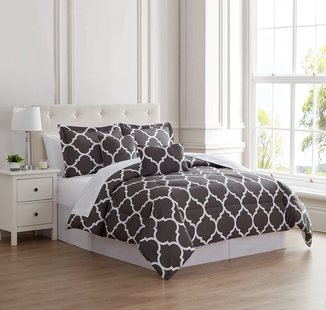 

Наборы одеял Kathy Ireland из 6 предметов Kathy Ireland, цвет Dark Gray