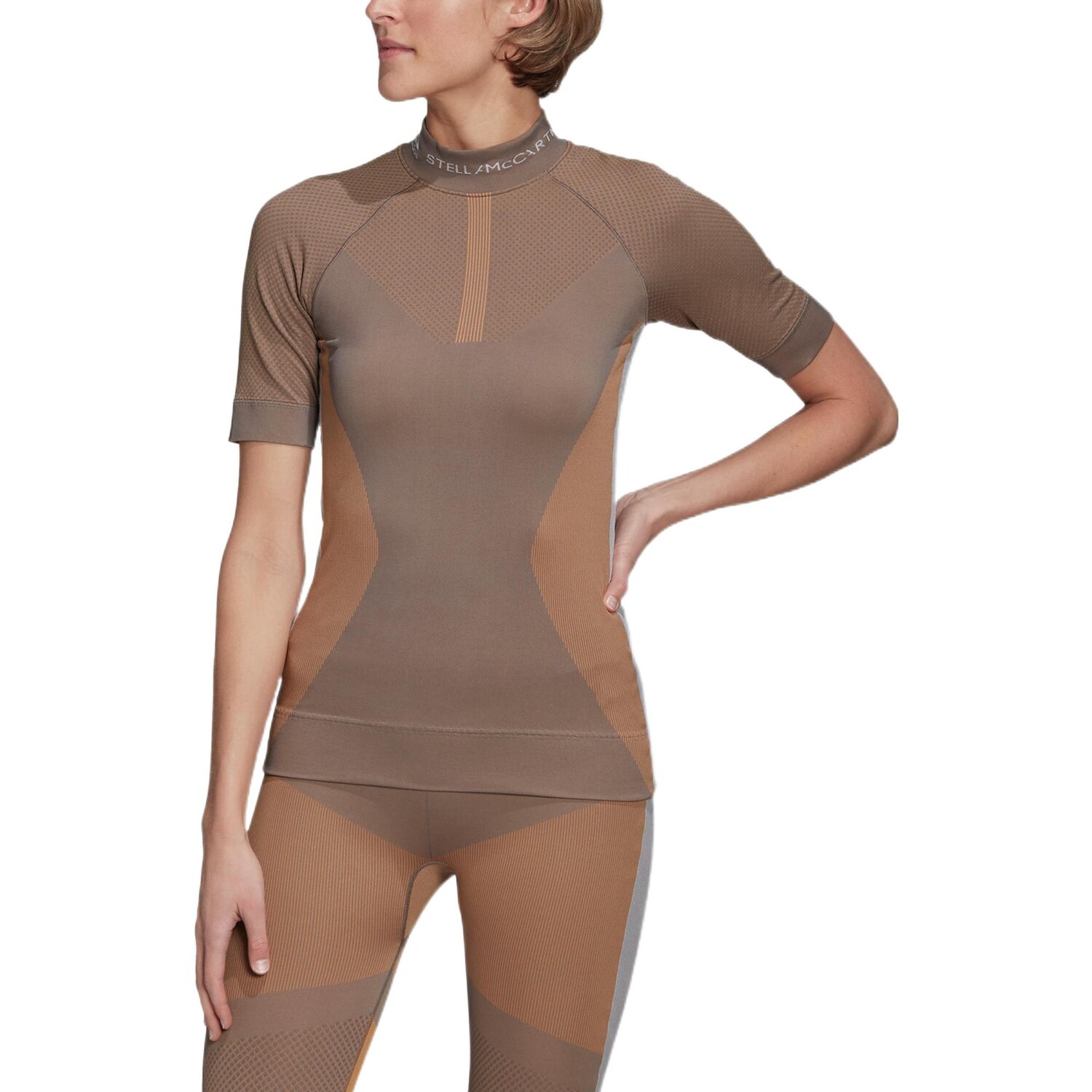 

Stella Mccartney X Футболка женская коричневая Adidas