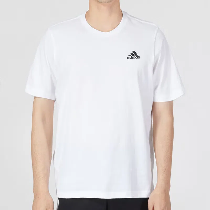 Футболка с вышивкой Essentials Adidas, красный — фото 2