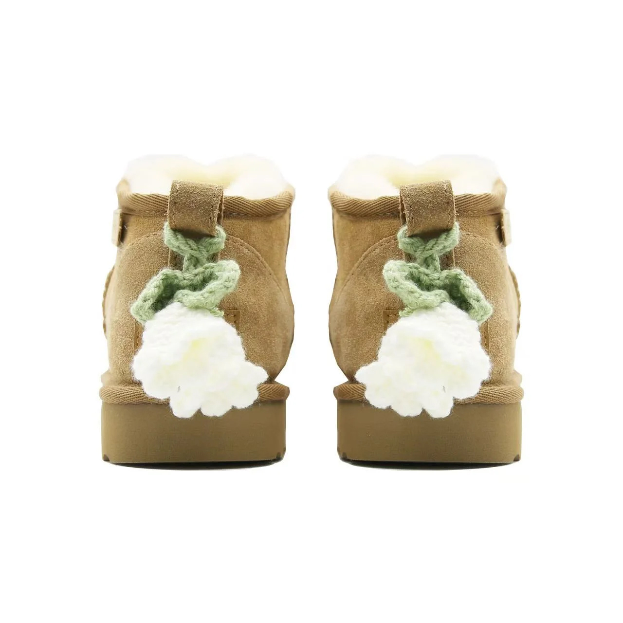 Ботинки зимние женские UGG, коричневый — фото 3