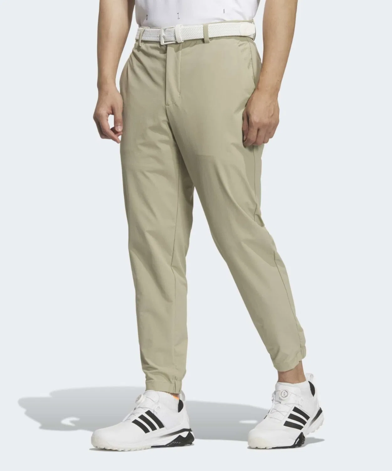 Мужские спортивные брюки-джоггеры с двойным плетением, модель 0/10, Adidas, Beige