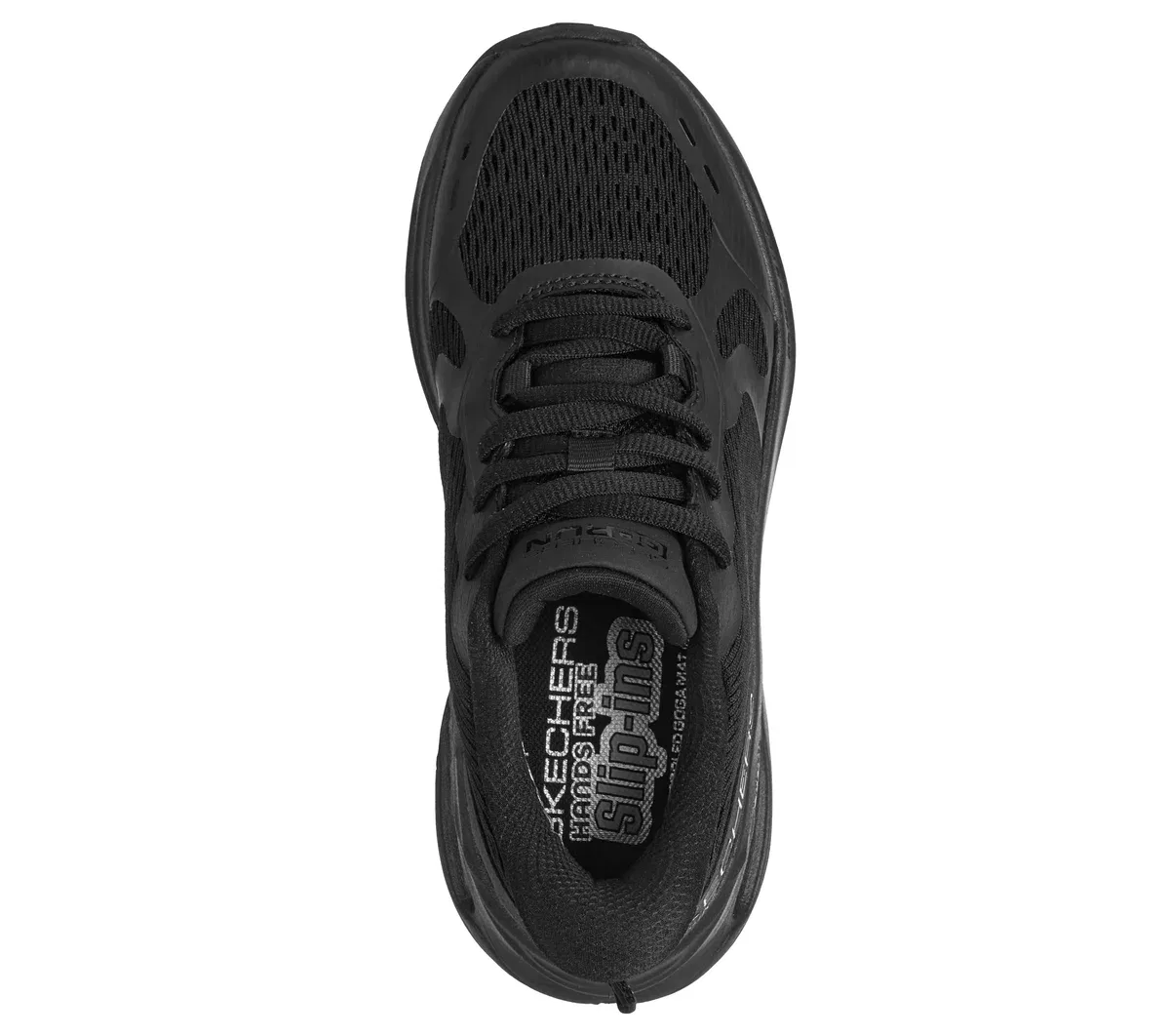 Детские слипоны Max Cushioning Glide-Step - Advert Skechers, черный — фото 2