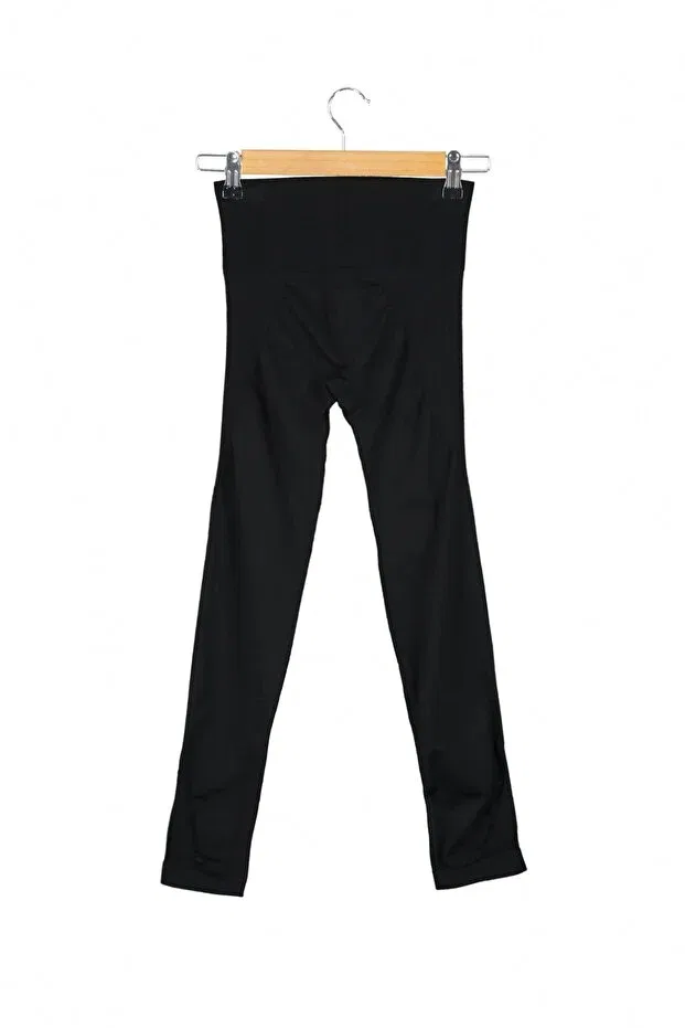 Детские леггинсы для девочек однотонные Mango Kids, Black