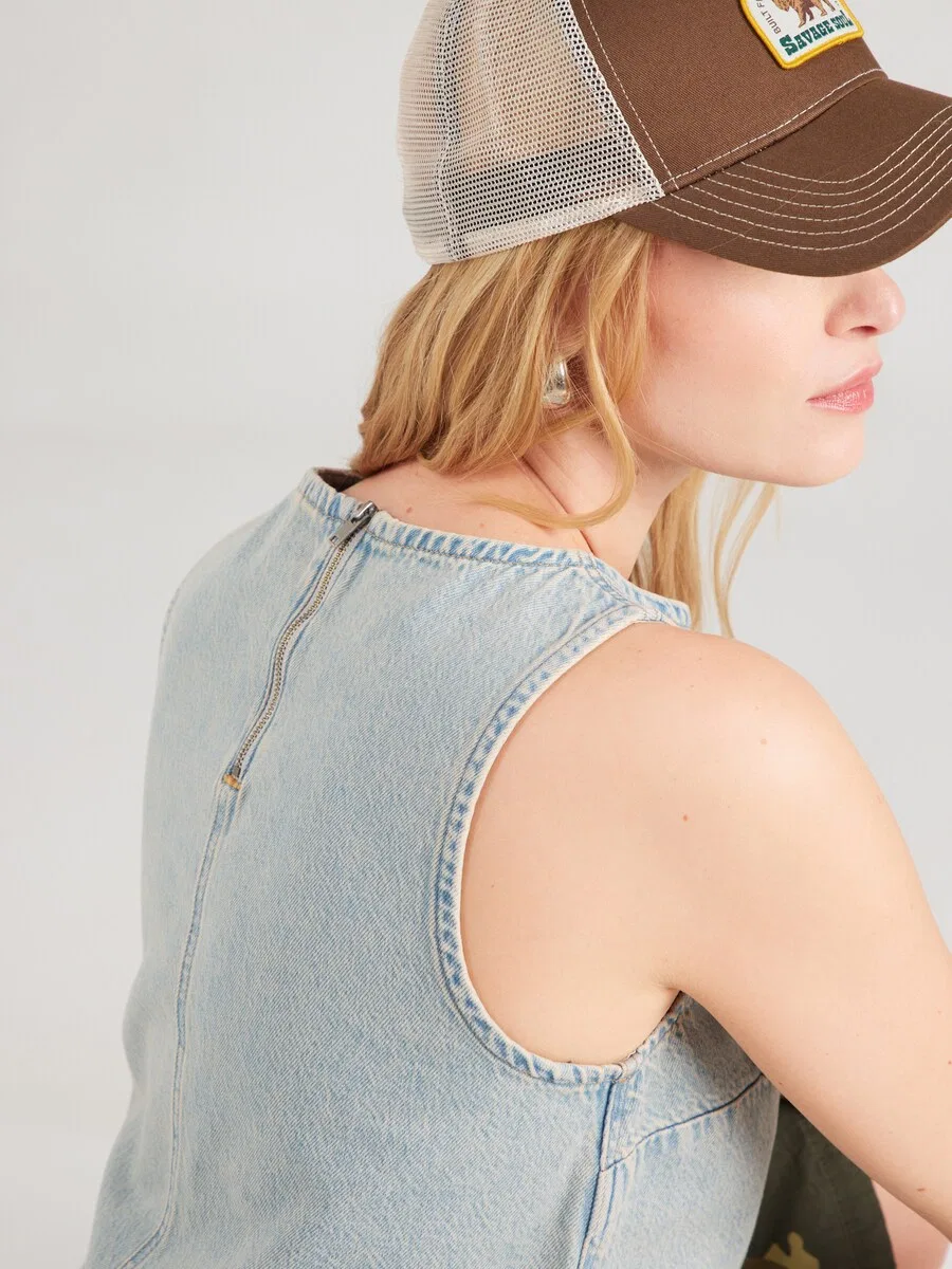 Топ LEVI'S из синей джинсовой ткани — фото 2
