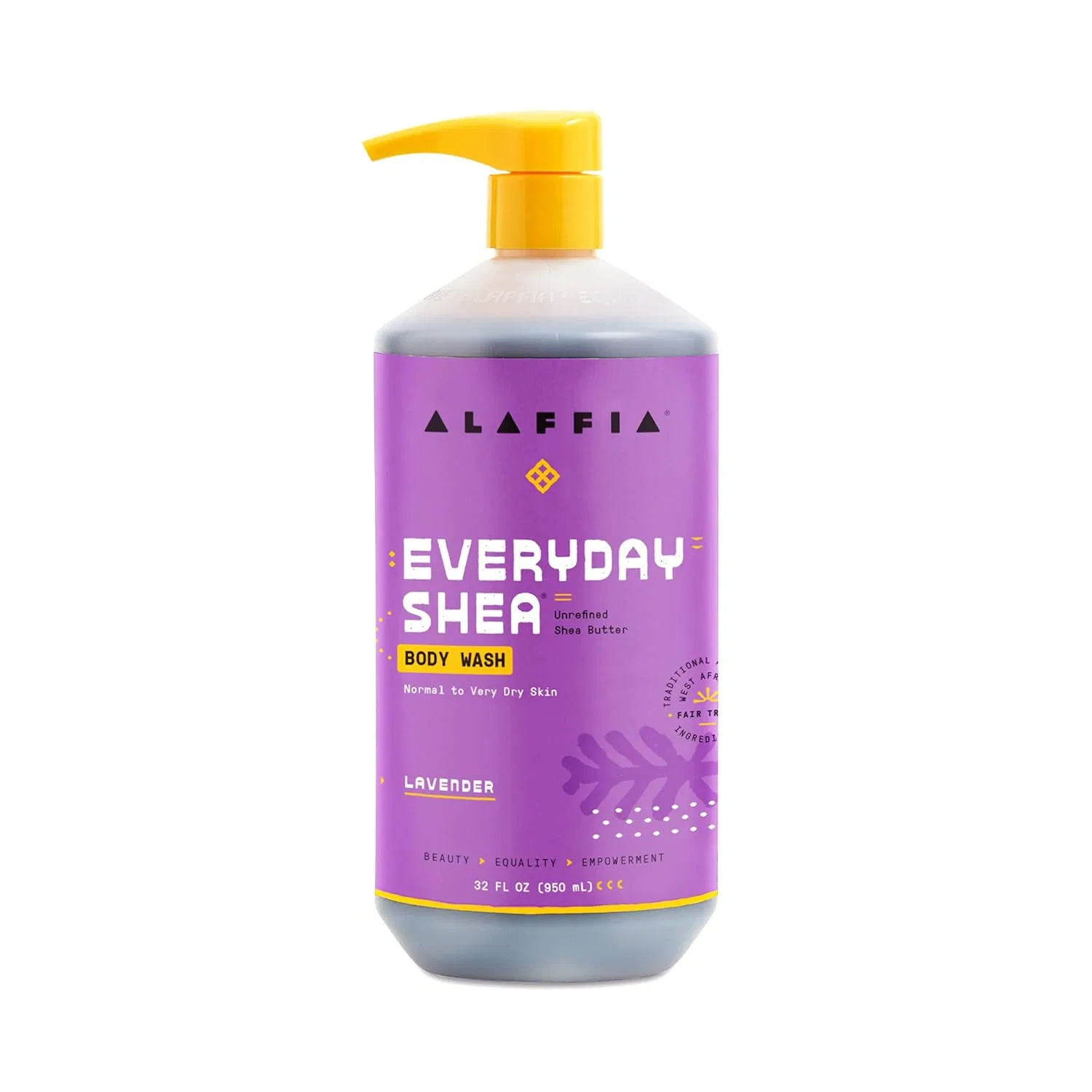 Гель для душа Everyday Shea, Alaffia, 950 мл, Лаванда