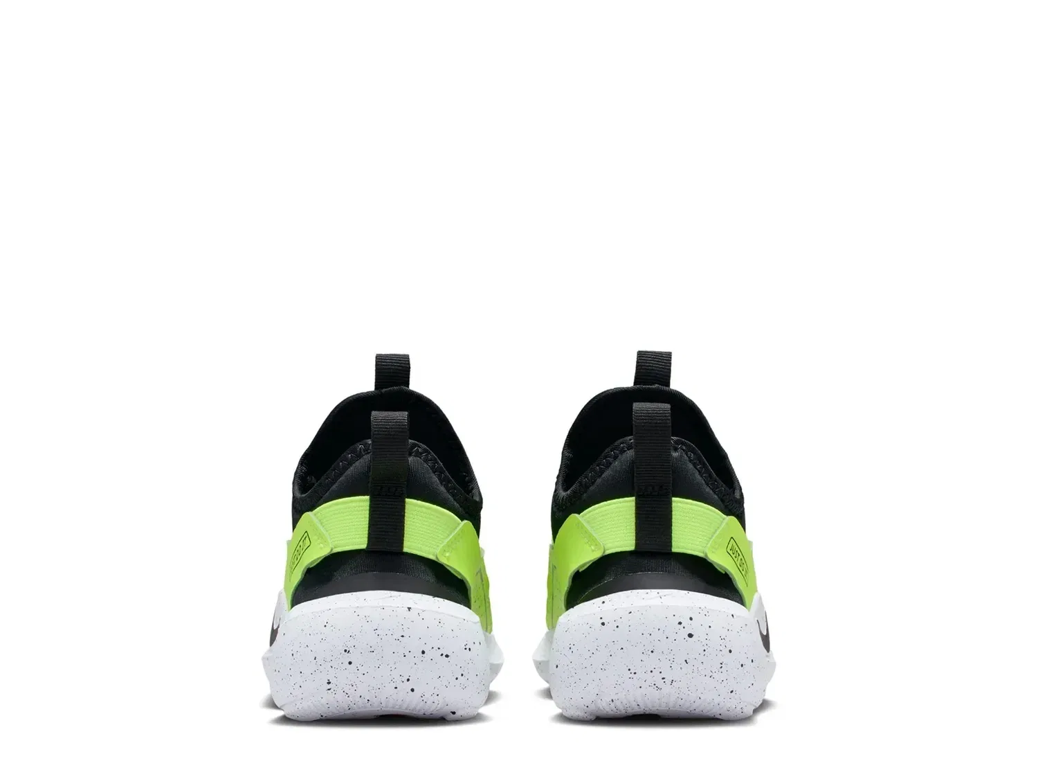 Кроссовки повседневные Flex Runner 4 Slip-On, Nike, черно-зеленые — фото 2