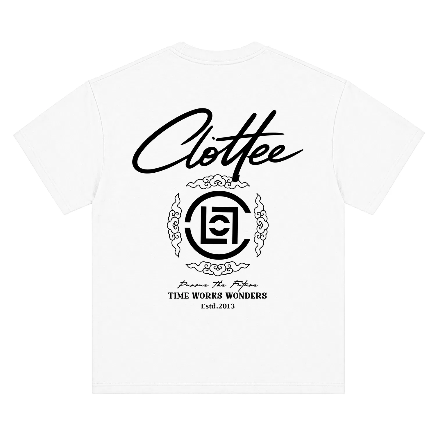 Детская футболка с принтом Moderate Straight Fit CLOT, White
