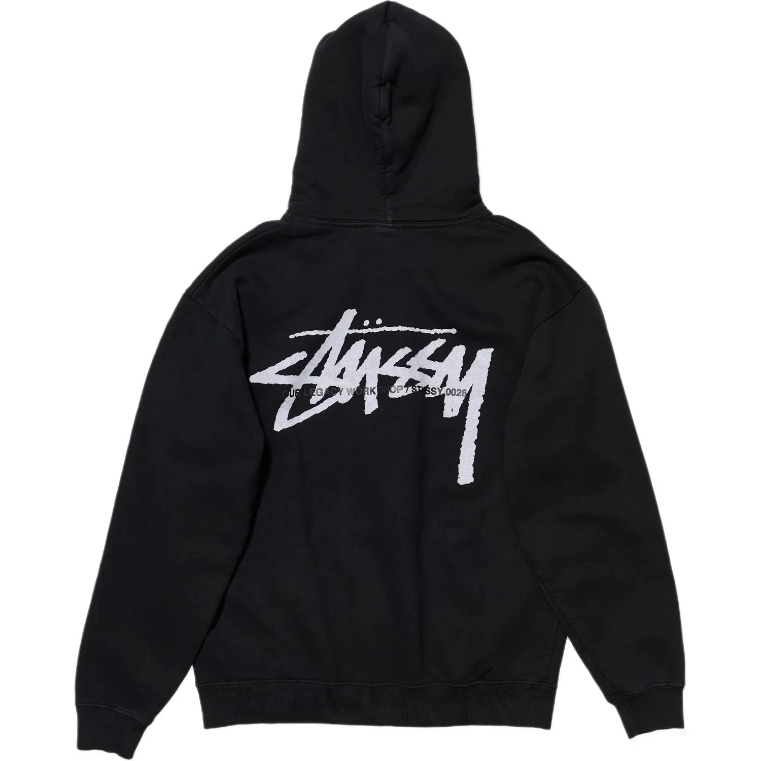 Детское худи с капюшоном Stussy X OUR LEGACY, Dyed Black