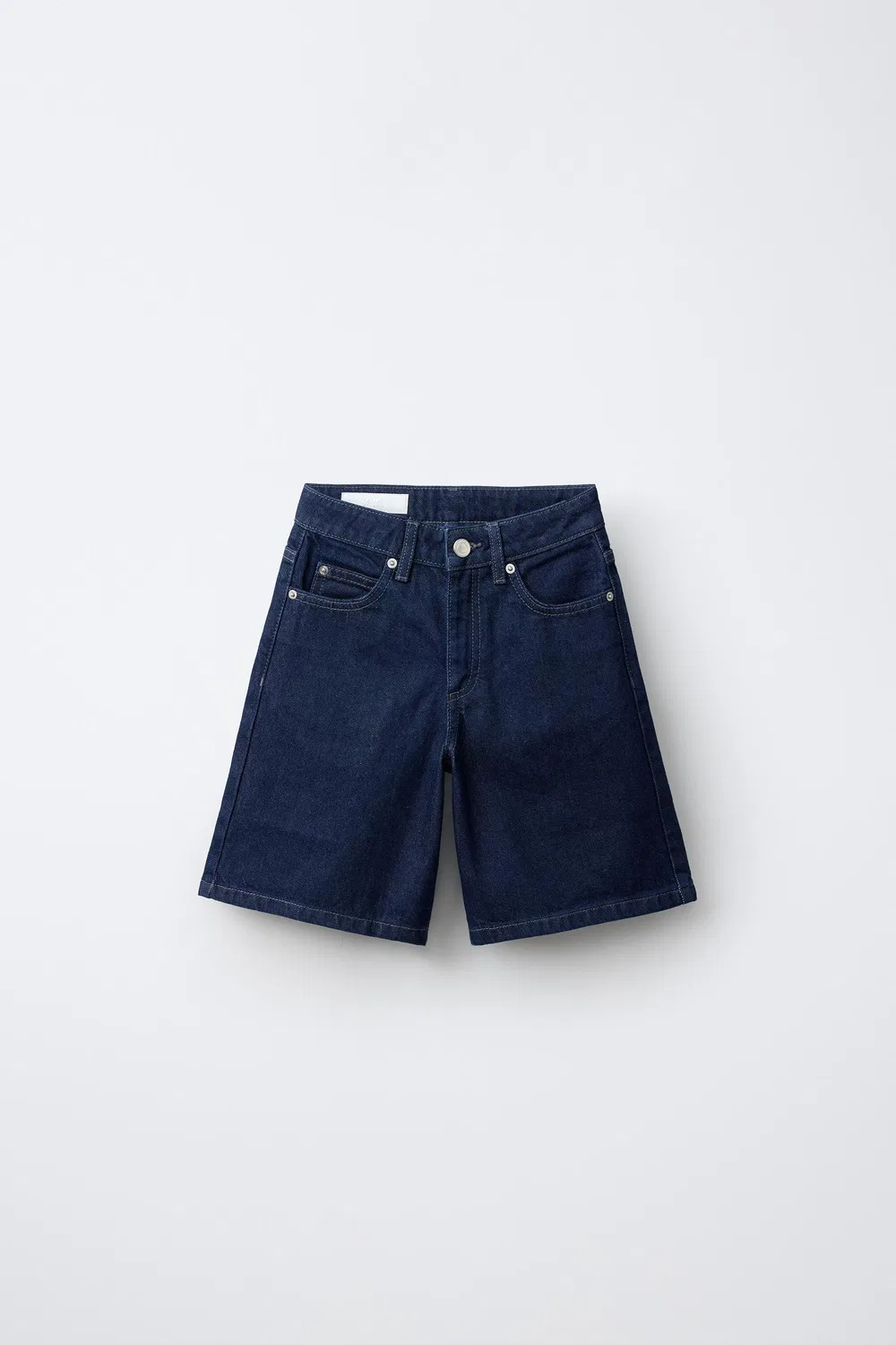 Длинные джинсовые шорты-бермуды ZARA, Blue