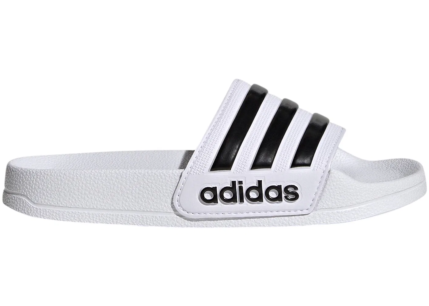 Детские шлепанцы с ремешком Adidas Adilette Shower Slides, Cloud White Core Black