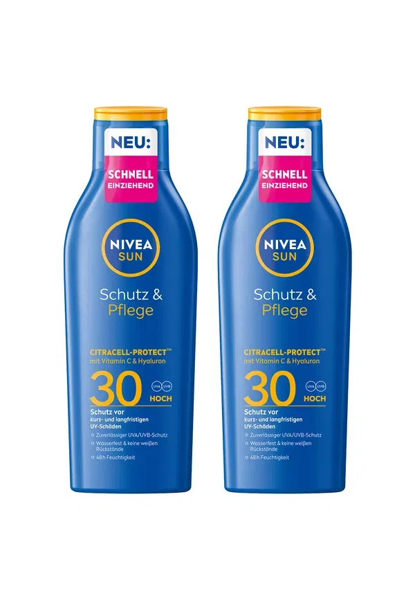 Набор солнцезащитный лосьон SPF 30, 2 x 200 мл, 2Er set sun schutz & pflege sonnenlotion lsf30, Nivea