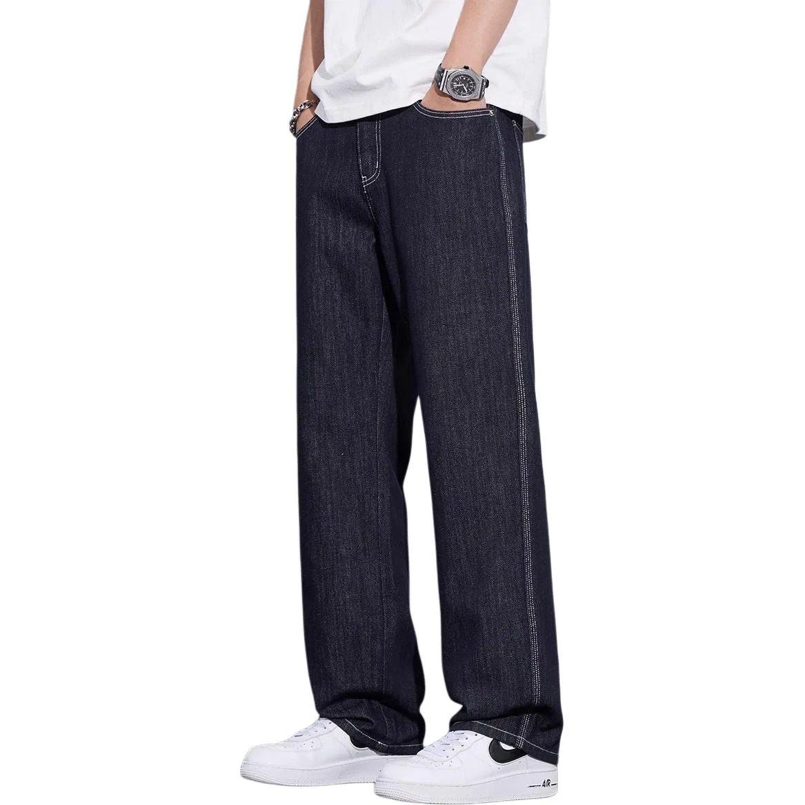 Джинсы детские прямого кроя Dark Blue Tonlion