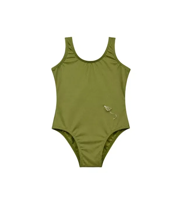 Детский купальник для девочек с вышивкой Moss Boss Swimzers Mumzers, зеленый