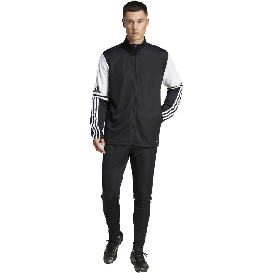 Спортивные штаны с принтом, модель SQ25 Tr Pnt, adidas, Черный — фото 4