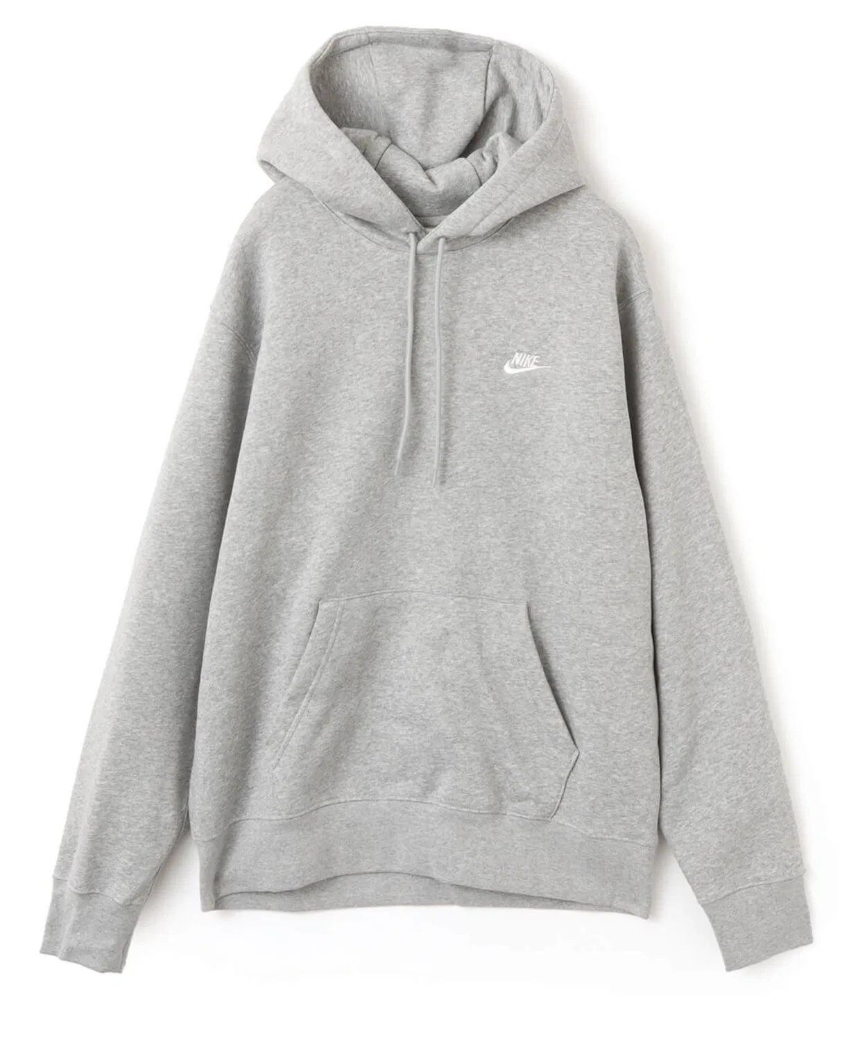 Мужской худи Nike Club с длинным рукавом модель BB Pullover NIKE, Серый