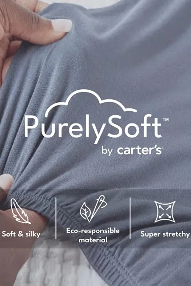 Детский комплект для девочек хлопковый Puresoft 2-Piece Bottom And Top Set Carter'S, Pink — фото 4