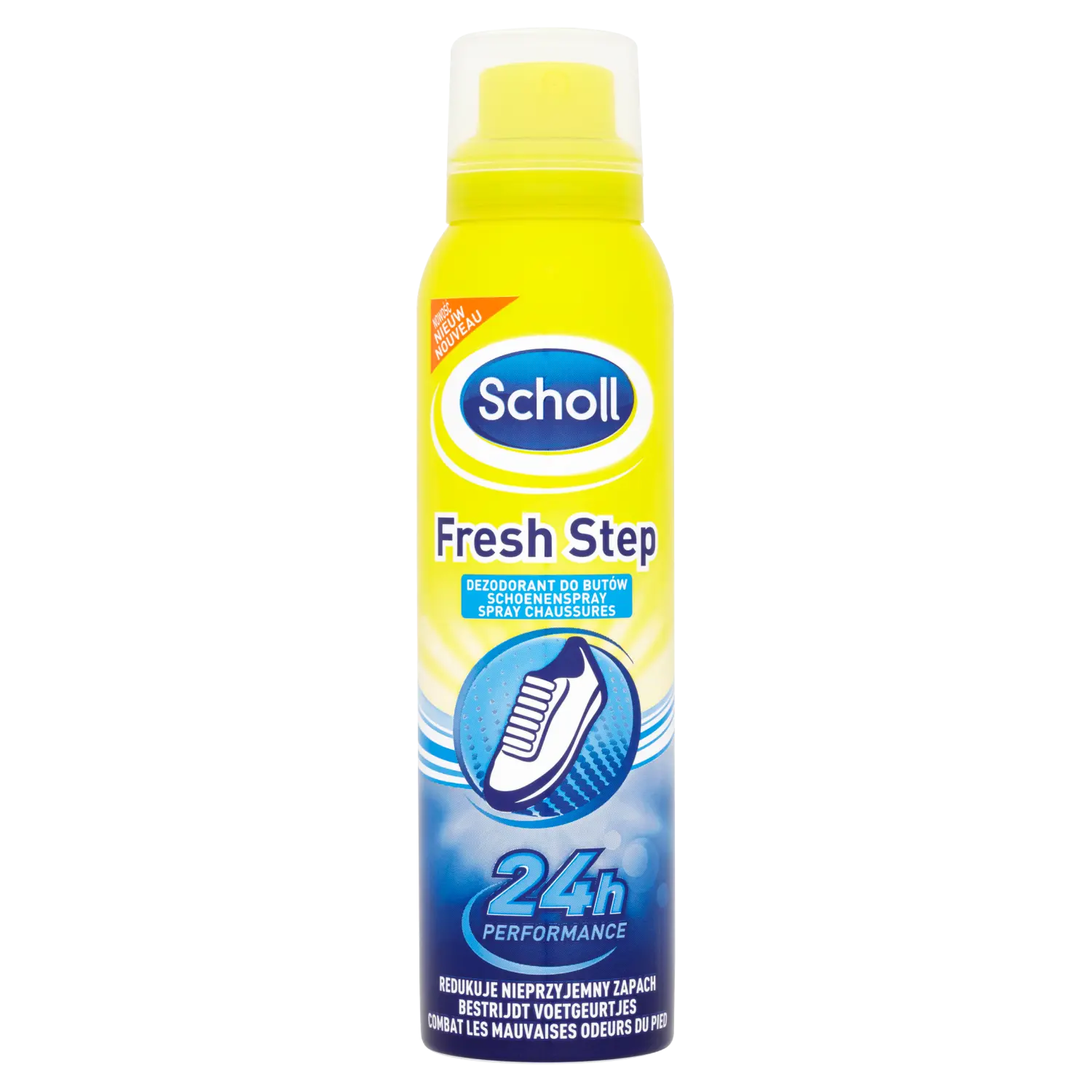 

Scholl Fresh Step дезодорант для обуви уменьшающий неприятный запах, 150 мл