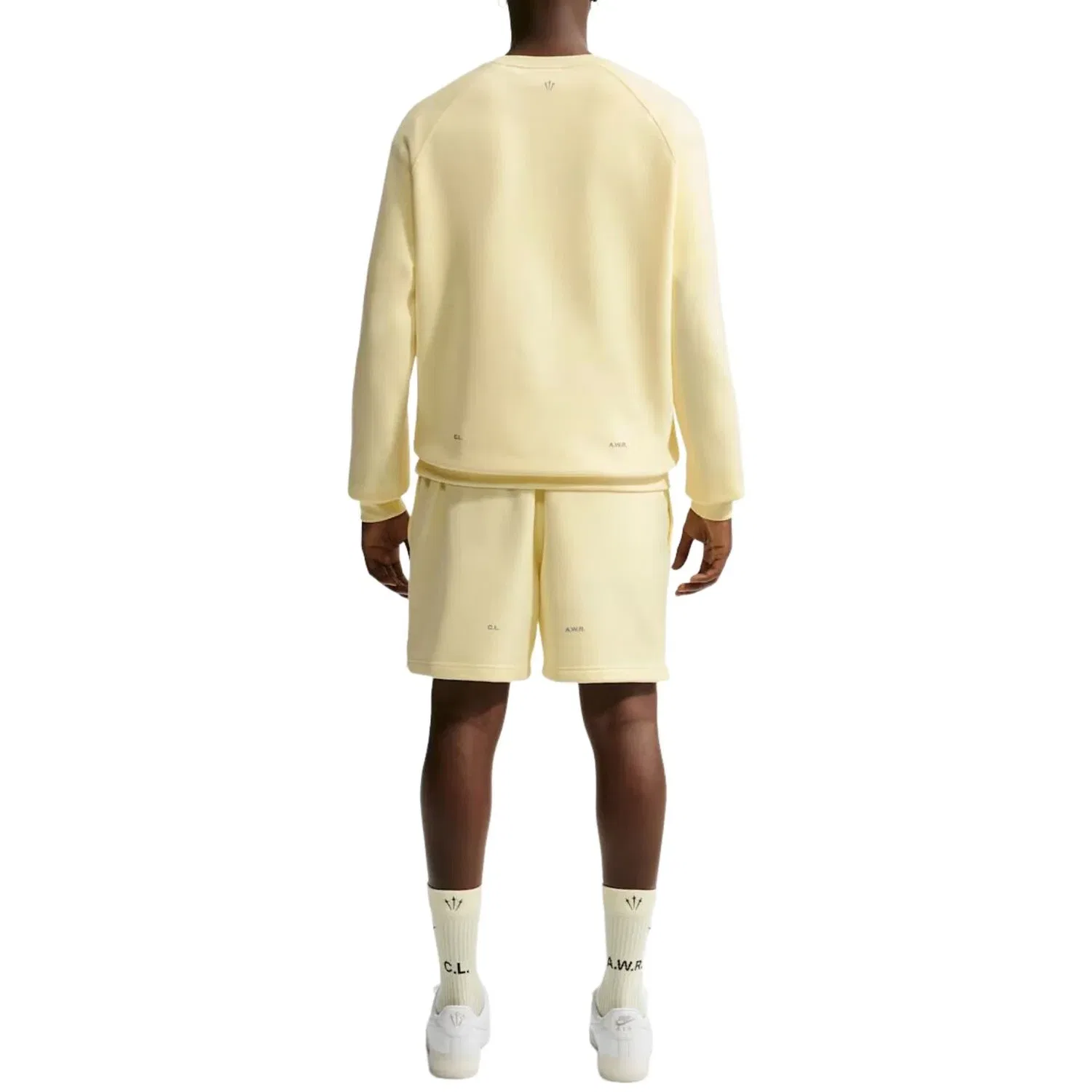 Мужские шорты из флиса с принтом Nike x NOCTA Cardinal Fleece Alabaster Stealth, желтый — фото 3