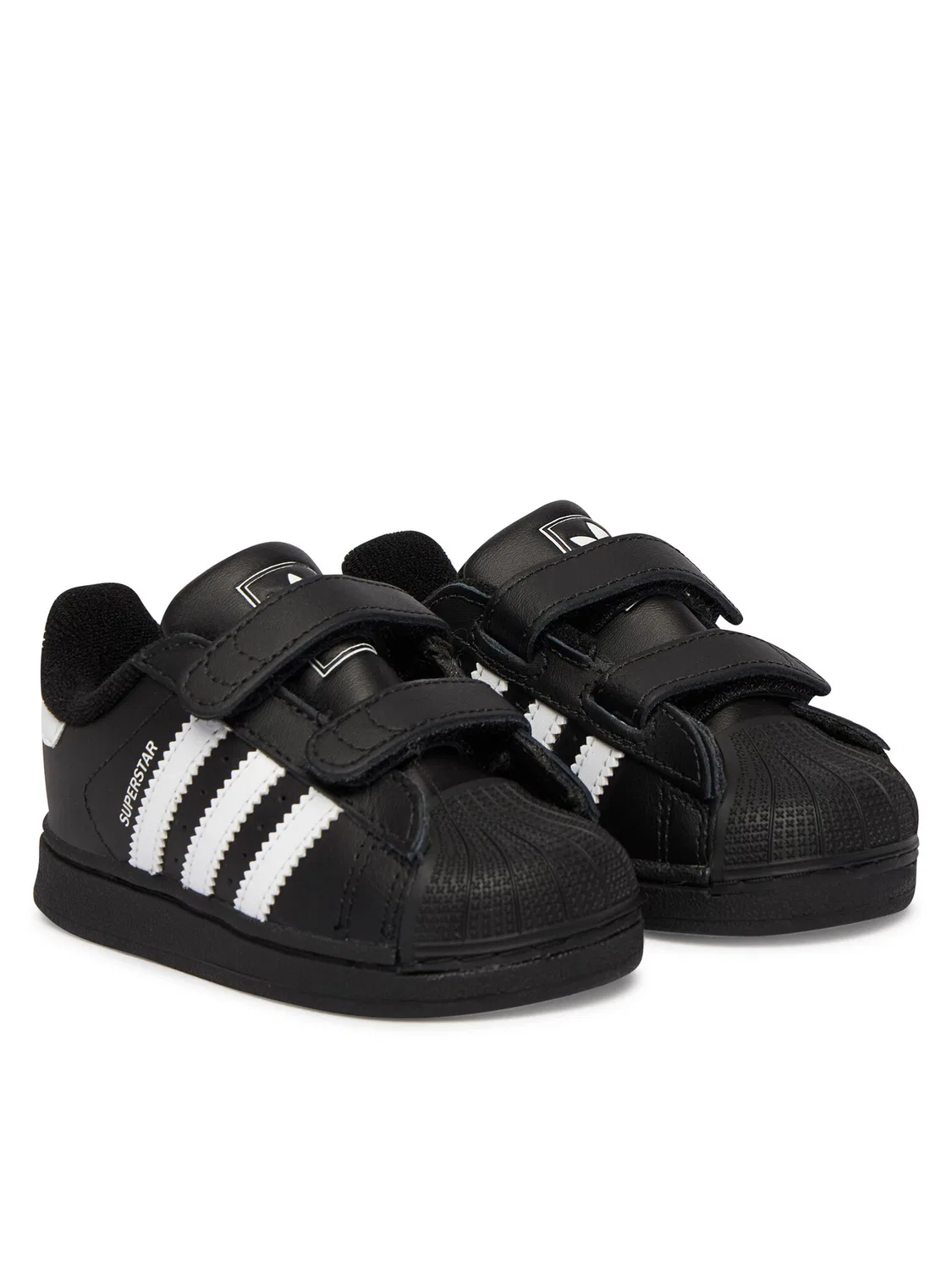 Кроссовки для мальчика Superstar Cf Adidas, черный — фото 2