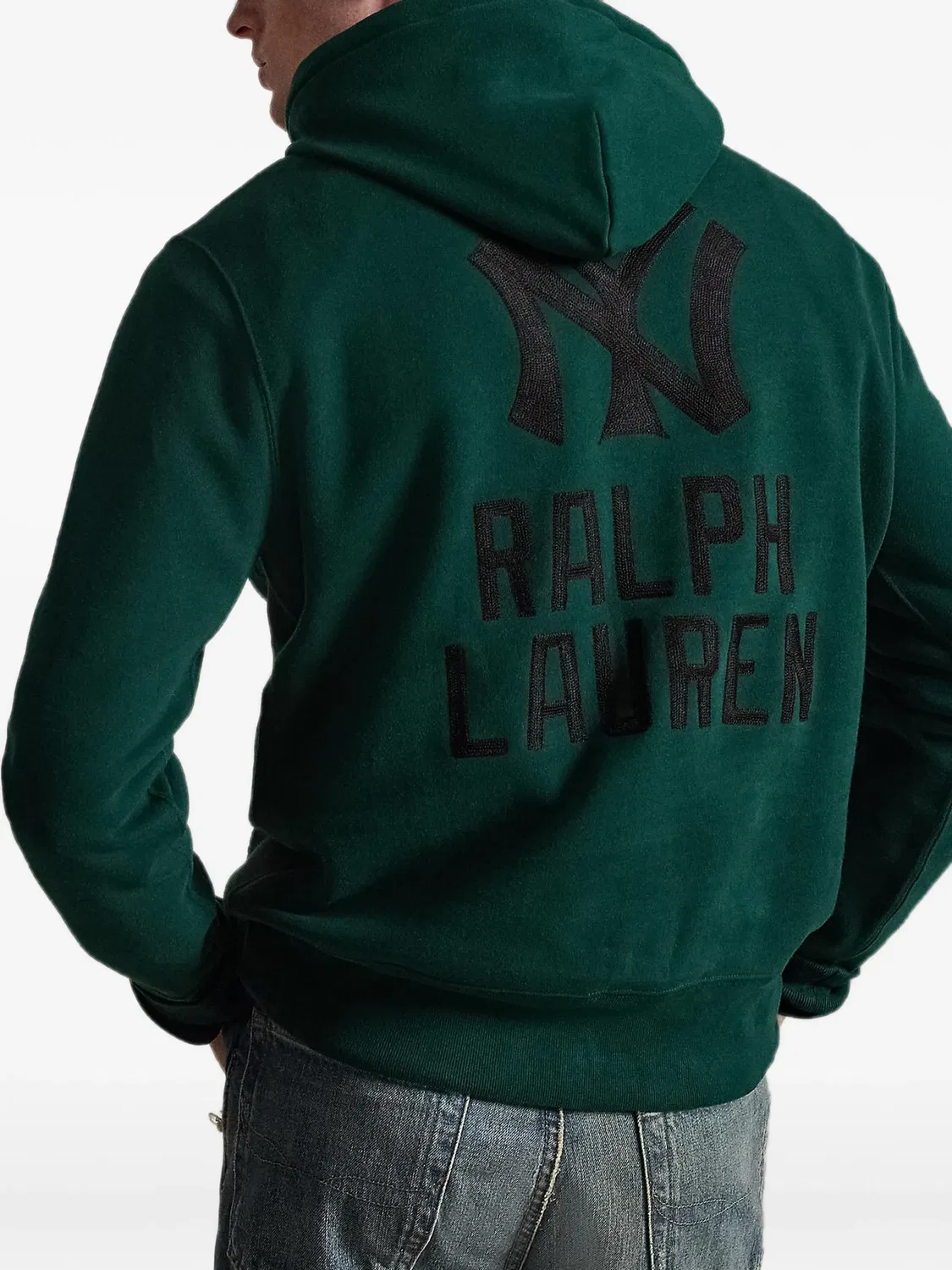 Худи с вышивкой зеленого цвета Polo Ralph Lauren, зеленый — фото 2