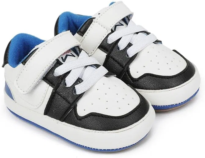 Детские кроссовки для мальчиков с нескользящей подошвой Purepips, White-Blue