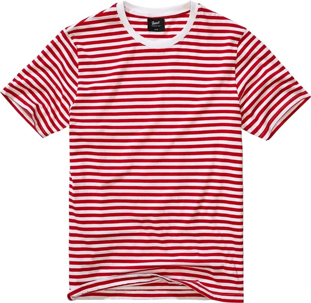 Мужская футболка в полоску Jerseyshirt Stripe Tee Brandit, Red