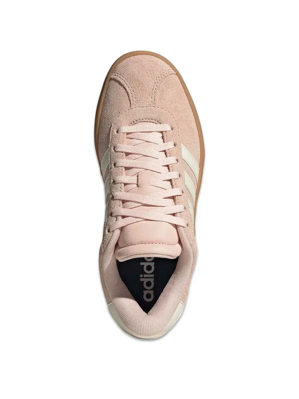 Кроссовки VL Court Bold на платформе Adidas Kids, розовый — фото 4