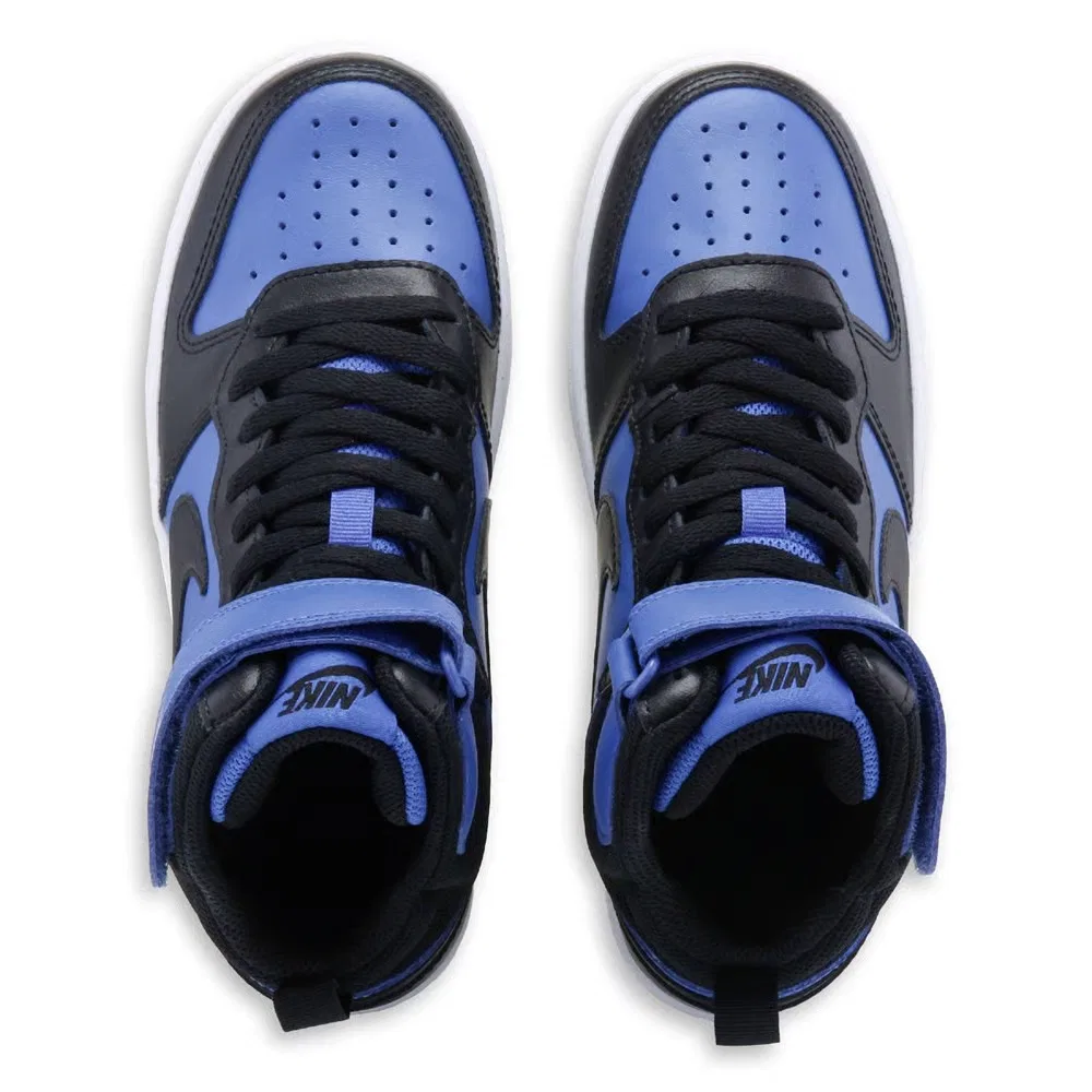 Детские кроссовки Kids' Court Borough средней высоты Nike, Black/Royal — фото 4