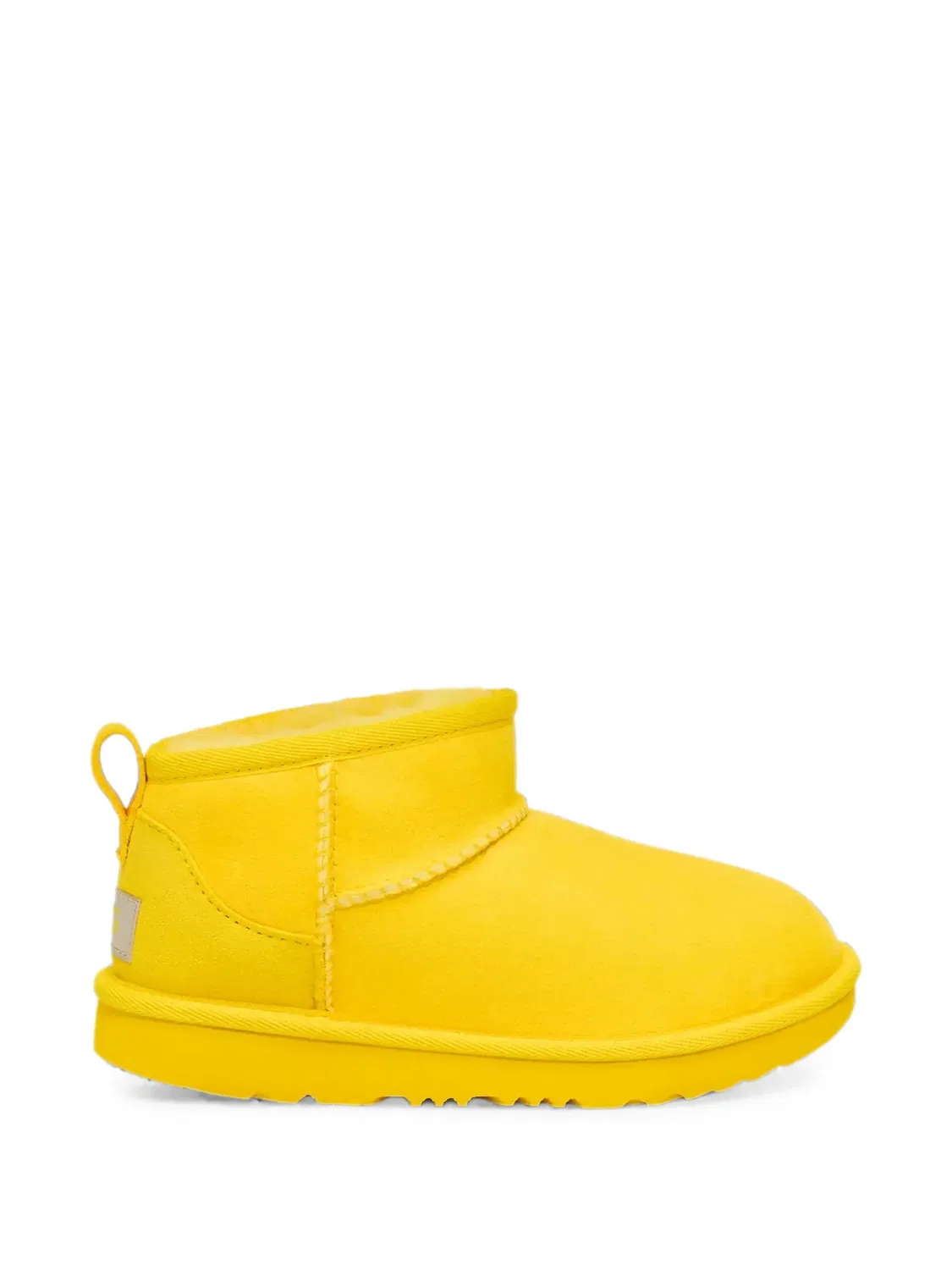 Угги Classic Ultra Mini Ugg Kids, желтый — фото 2