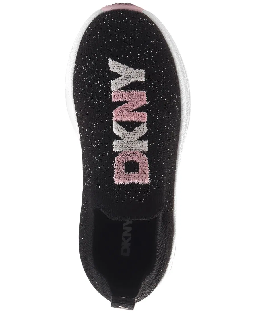 Кроссовки на шнуровке Nur Slip-On Athletic Sneakers DKNY, Black — фото 4