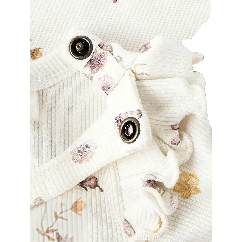Боди с длинными рукавами Name It Gavo Eko Slim Lil Atelier, бежевый — фото 3
