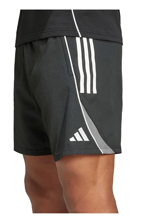 Мужские шорты с эластичным поясом Adidas, Черный — фото 2