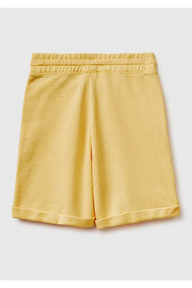 Детские шорты для мальчиков хлопковые United Colors Of Benetton, Yellow — фото 2