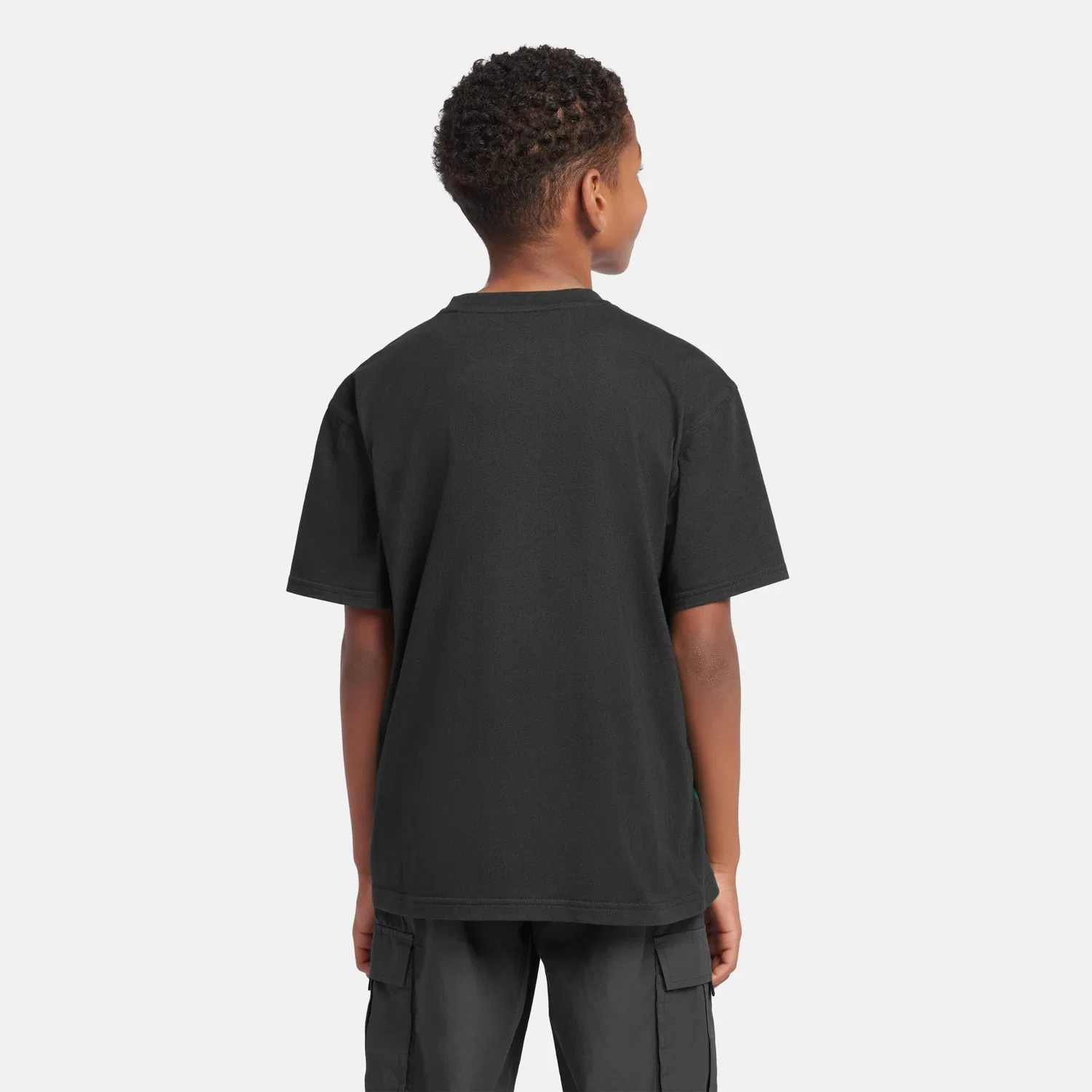 Детская футболка свободного кроя с вышивкой Jersey Small Logo New Balance, Black — фото 3